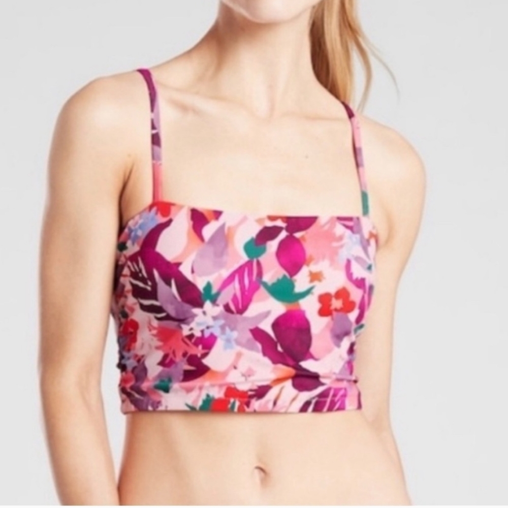 Athleta Daybreak Tropic Bra Cup Bikini 36 D-DD